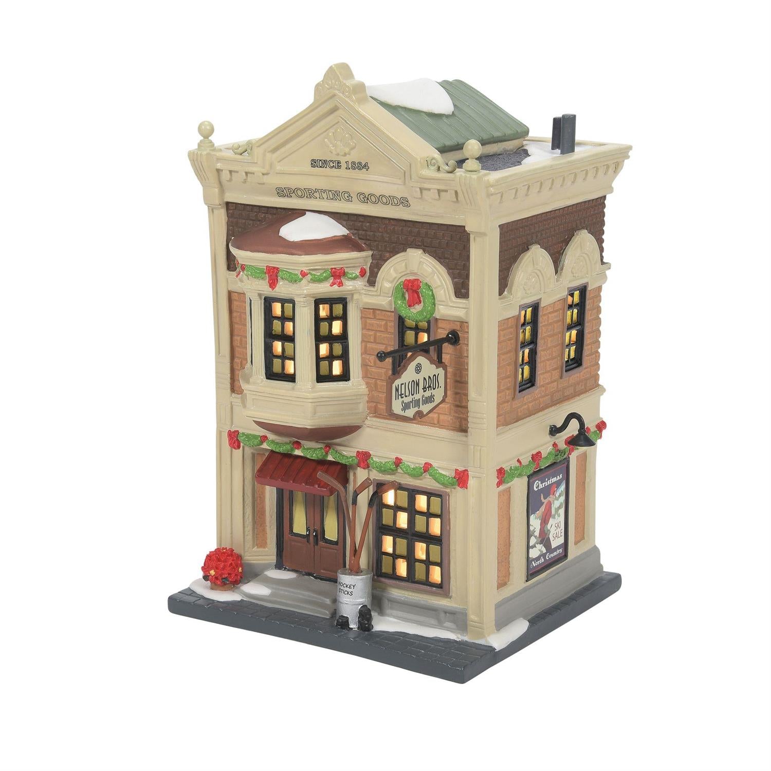 Christmas in City Village Nelson Bros. Sporting Goods #6011386